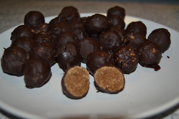 proteinkugler med kaffe